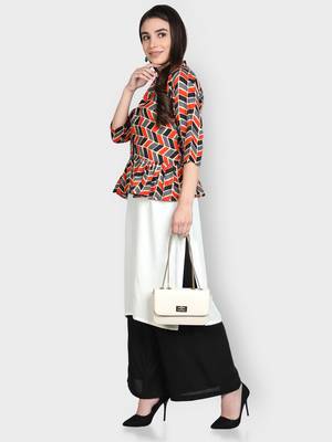 Multicolor printed viscose rayon kurta-sets 4