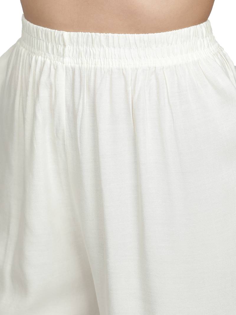 Grey printed rayon kurta-sets