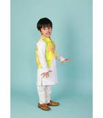 Colour splash nehru jacket kurta set