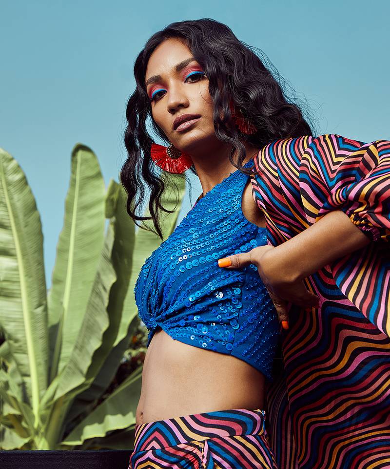 Azure Blue Co Ord Set