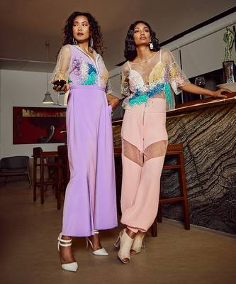 Tulle Pink Italian Crepe Co Ord Set 2