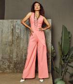 Corallina Italian Crepe Jumpsuit 