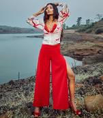 Tie Dye Scarlet Red Co Ord Set