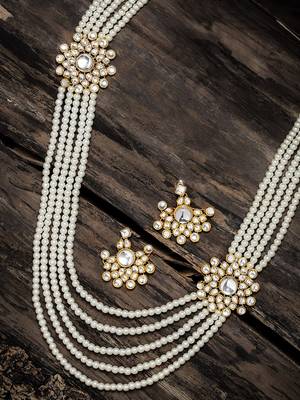 Simply Yours Earring & Necklace Set(White) 1