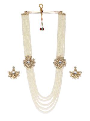 Simply Yours Earring & Necklace Set(White) 3