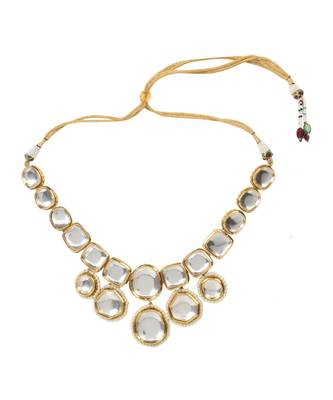 Kundan Inspired Necklace With Earrings 5