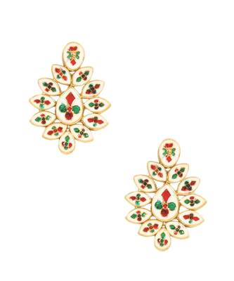 Handcrafted Kundan Embellished Kundan Earrings 5