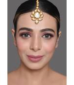 Handcrafted Kundan Mang Tika