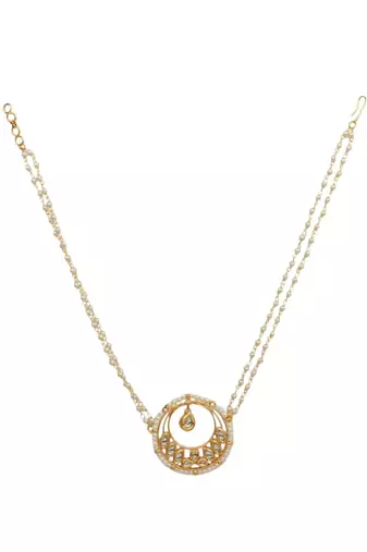 Gold Toned Choker Necklace