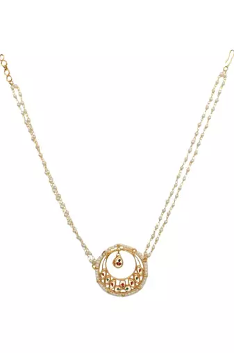 Gold Toned Choker Necklace