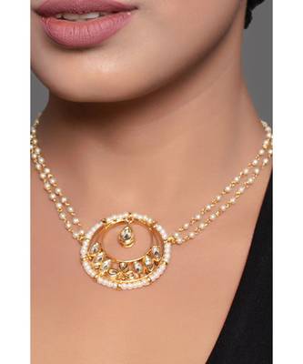 Gold Toned Choker Necklace 5