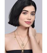 Multilayered Kundan Embellished Necklace