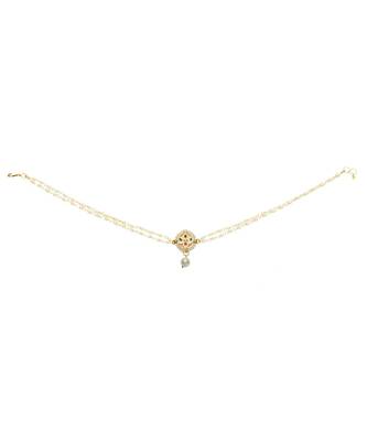 Sleek Moon Shaped Kundan Inspired Choker 5
