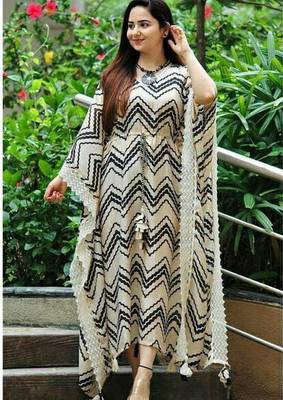 Women's Rayon Printed Designer Kaftan/Tunics 1
