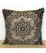 Kantha Pillow Covers, Kantha Cushion Cover, Indian Cotton Pillow Cover Cases 18x18inch 2pc