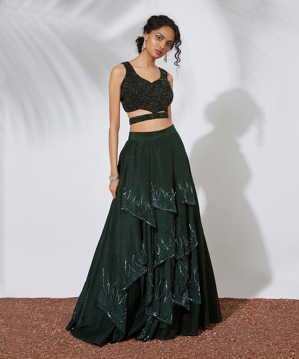 Crop top clearance and skirt mirraw