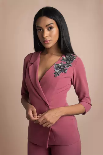 Rose Pink Pant Suit