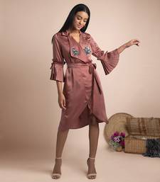 Rose Pink Trench Dress