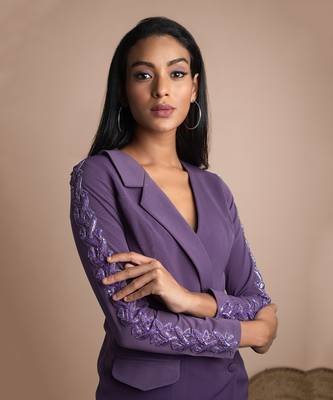 Purple Pant Suit 3