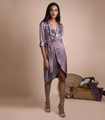 Purple Shirt Dress
