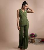 Green Pantsuit