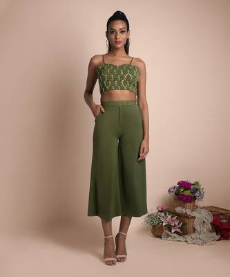 Green 3 Pc Co Ord Set 3