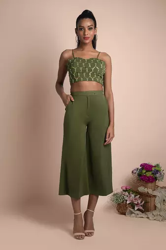 Green 3 Pc Co Ord Set