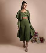 Green 3 Pc Co Ord Set