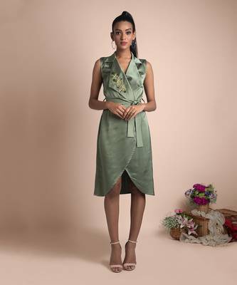 Green Trench Dress 2