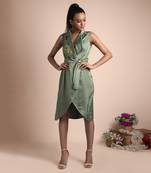 Green Trench Dress