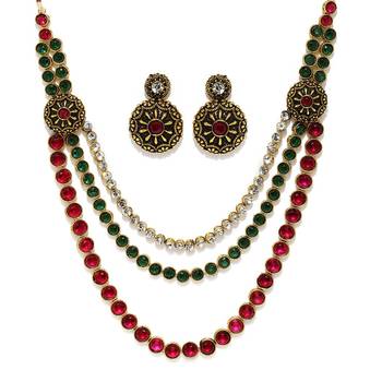 Multicolor crystal jewellery 1