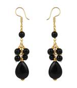 Black agate earrings