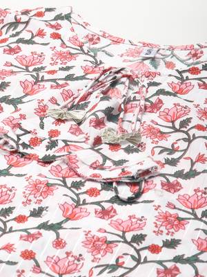 Pink printed cotton kurtas-and-kurtis 4