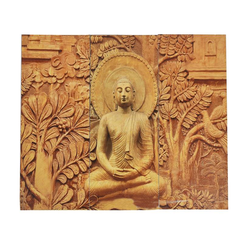 multicolor 3d mdf framed painting