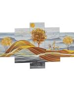 multicolor 3d mdf framed painting