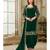 Green and Gold Embroidered Punjabi Suit