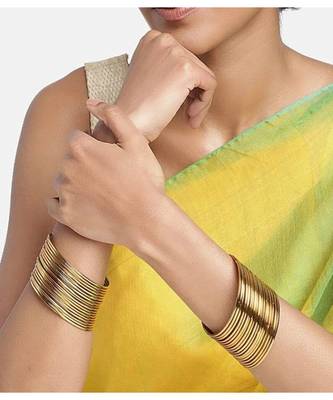 German silver golden bangles sets, oxidized bangles set in silver and golden colors, silver look alike bangles 1