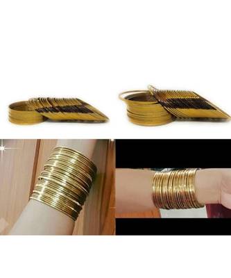 German silver golden bangles sets, oxidized bangles set in silver and golden colors, silver look alike bangles 3