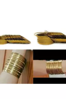 German silver golden bangles sets, oxidized bangles set in silver and golden colors, silver look alike bangles