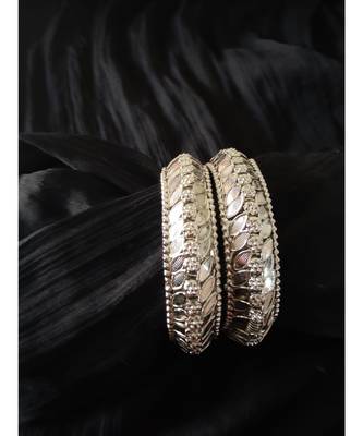 Kada bangles indian oxidized German silver jewelry bollywood  anniversary birthday present easy to go partywear 3