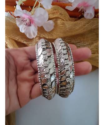 Kada bangles indian oxidized German silver jewelry bollywood  anniversary birthday present easy to go partywear 4