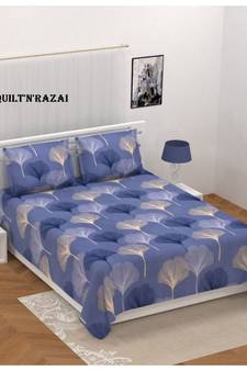 Glace Cotton Super Soft Bedsheet Size -90 x100  Pillow cover-18 x27