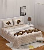 Glace Cotton Super Soft Bedsheet Size -90 x100  Pillow cover-18 x27