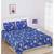 Jaipuri Print Single bed bedsheet 60 x90 in  with Single Pillow cover 18x27 in