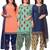 Salwar Studio Women's Pack of 3 Synthetic Printed Unstitched Dress Material Combo