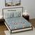 Jaipuri Print Single bed bedsheet 60 x90 in  with Single Pillow cover 18x27 in