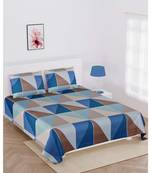 Jaipuri Print Single bed bedsheet 60 x90 in  with Single Pillow cover 18x27 in