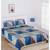Jaipuri Print Single bed bedsheet 60 x90 in  with Single Pillow cover 18x27 in
