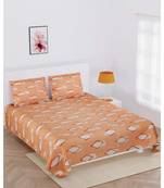 Jaipuri Print Single bed bedsheet 60 x90 in  with Single Pillow cover 18x27 in
