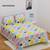 Jaipuri Print Single bed bedsheet 60 x90 in  with Single Pillow cover 18x27 in